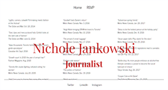 Desktop Screenshot of nicholejankowski.com